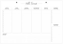 TopTimer Bianco heti tervező T111-004