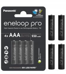 Panasonic Eneloop Pro Aaa Akkumulátor 930 mAh 4x Fotó/lámpa (BK-4HCDE/4BE)