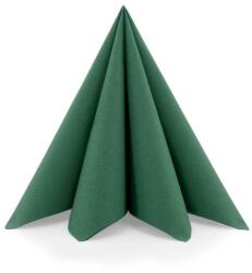 Mank Textilhatású szalvéta 40x40 cm "sötétzöld" 50 lap/csomag Sovie