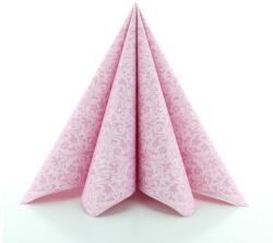 Sovie HoReCa Mank textilhatású szalvéta 40x40 cm 50 lap/csomag Janet - rózsa