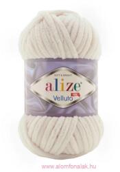 alize Velluto 887 - elefántcsont (zsenília fonal, 100g, 68m) (18248)