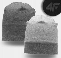 4F Téli sapka, Size S/M, szürke, fényvisszaverő logó (4FAW23AFCAU059-25M-S/M)