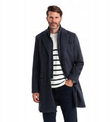 Ombre Férfi kabát, gyapjú, sötétkék, Size L