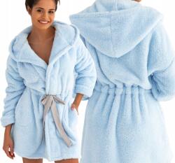 Sensis Nao Fürdőköpeny, Size L/XL, kék, bolyhos, kapucnis, lengyel