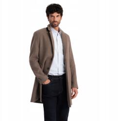 Ombre Férfi gyapjú kabát, barna, Size XXL