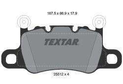 Textar Fékbetét készlet, tárcsafékek Textar 2551201, Brembo, 187.5mm széles