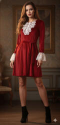 Ie traditionala Rochie eleganta din catifea Caterina 3