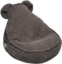 MeowBaby® Fotoliu puf pentru copii meowbaby aesthetic sako bag, teddy brown, certificat oeko-tex, usor de curatat