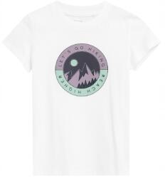 4F Póló nyomattal 4F F388, pamut, fehér, Size 146