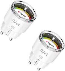 NOUS Set 2 prize inteligente WiFi NOUS A1Z, 10A - ZigBee 3.0, Monitorizare energie (A1Z-2P) - rovo