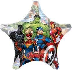 Amscan Balon stea jumbo din folie - Avengers 71 cm
