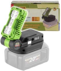 PROCRAFT Акумулаторен LED прожектор PROCRAFT LL20bb - 20V, с USB-C/A зареждане, 3 режима, безчетков (Solo) (LL20bb)