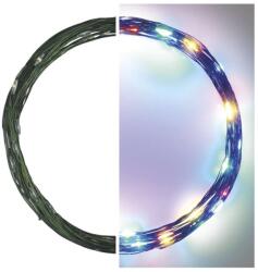 EMOS Instalație nano LED de Crăciun verde, multicolor 4m