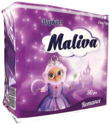 Maliva Салфетки бели 100% целулоза, 33х33см, 50бр