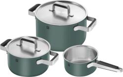 ZWILLING Set de oale Pure, cu cratiță și 2 capace, verde, 5 piese (1028857)