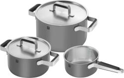 ZWILLING Set de oale Pure cu cratiță și 2 capace, gri, 5 piese (1028809)