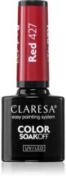 Claresa SoakOff UV/LED Color Fun Fair géles körömlakk árnyalat Red 427 5 g