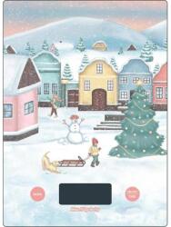 UTC Digitális konyhai mérleg TORO 1xCR2032, falusi motívum 264119 (UT0247)