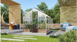 Vitavia üvegház VITAVIA VENUS 5000 tiszta üveg 3 mm ezüst színű LG1027 (LG1027)