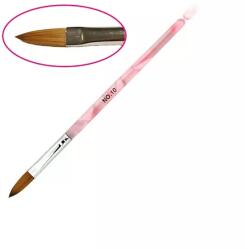 Master Nail's Master Nails Ecset - Porcelán Lapos Hegyes 10-es Pink Nyéllel