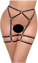 Cottelli Collection - vékony testhám alsó (fekete) (23405771131) - szexaruhaz