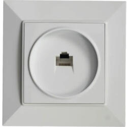 Gelux Priză date RJ45 simplă Gelux Nelio, alb (GL-NPITST)