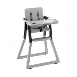  Etetőszék gyerekeknek tálca, 5 pontos biztonsági öv, maximum 15 kg, szürke fekete