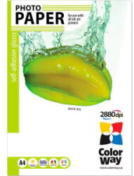 ColorWay CW-PGS1358050A4 High Glossy öntapadós fotópapír A4/50db fényes (CW-PGS1358050A4) - aqua