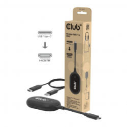 Club 3D vezeték nélkül USB-C - HDMI adapter fekete (CSV-2570) (CSV-2570)