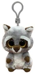 Ty Beanie Boos Oakie - Szürke mosómedve plüss kulcstartó (8, 5 cm) (TY_35252)