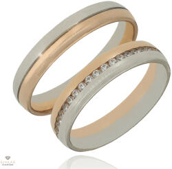 Újvilág Kollekció Fehér arany férfi karikagyűrű 60-as méret - U40626/60-DB