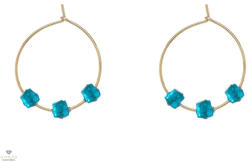 Alisia ezüst Madison Simple fülbevaló - AL2537-Oro-Apatit