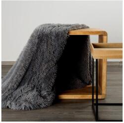 Eurofirany Tifany szőrme hatású takaró Acélszürke 170x210 cm (451412)