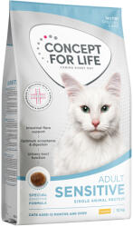 Concept for Life 10kg Concept for Life Sensitive Cats száraz macskatáp új receptúrával
