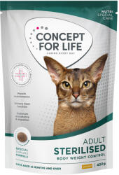 Concept for Life 400g Concept for Life Streilised Cat csirke száraz macskatáp javított receptúrával