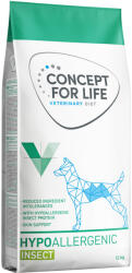Concept for Life 2x10kg kg Concept for Life Veterinary Diet Hypoallergenic Insect száraz kutyatáp javított receptúrával