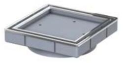 ACO zuhany lefolyó 14.9 cm acél 620477 (620477)