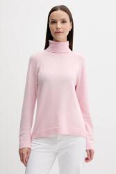 Benetton pulóver gyapjúkeverékből - rózsaszín M - answear - 20 990 Ft