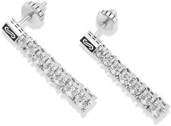 ÉkszerM Fehérarany Lógós Fülbevaló AU 96382