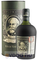 Diplomático Exclusiva Reserva 0, 7L Rum Díszdobozban 40%
