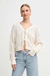 Guess pamut kardigán RUTH - bézs L