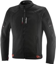 IXON Shadow motoros kabát fekete-fehér-fluo piros