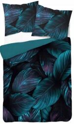 Detexpol Zöld Ágyneműhuzat, dzsungel, levelek, 160×200cm, mikroszálas szatén
