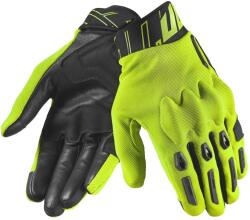 Seventy Degrees Mănuși de motocicletă Seventy Degrees SD-N66 Fullgas galben fluo (SD274300)