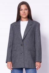 Armani Exchange Szürke gyapjú blézer, női, regular fit (AX W000693 AF161461 M8049)