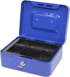 BLUERING Pénzkazetta fém 20x8, 5x16 cm közepes Bluering® kék (PNZK3) - tonerpiac