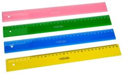 Nebulo Vonalzó, 30 cm-es, vegyes színek, Nebulo (V-1-30-4C) - tonerpiac