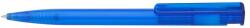 ICO Golyóstoll nyomógombos 0, 8mm, műanyag transparens kék test, Ico Star, írásszín kék (9010084027) - tonerpiac