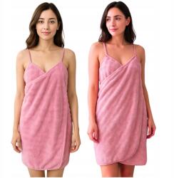 MAKOIA Pareo Női Szaunatörölköző Tunika, 70×160cm, rózsaszín (sauna hammam duży ręcznik tunika)