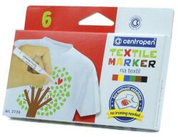 Centropen Textilfilc készlet, Centropen 2739/6 6klf. szín (C-527390610) - mystock